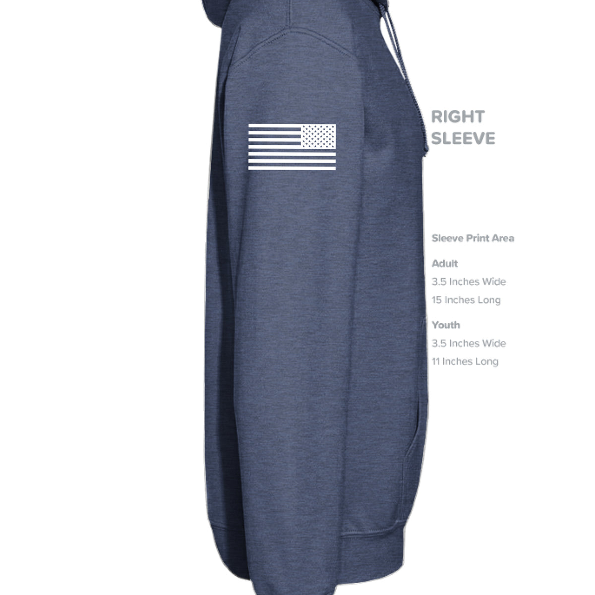 Heather Sport Dark Navy - SLEEVE_RIGHT
