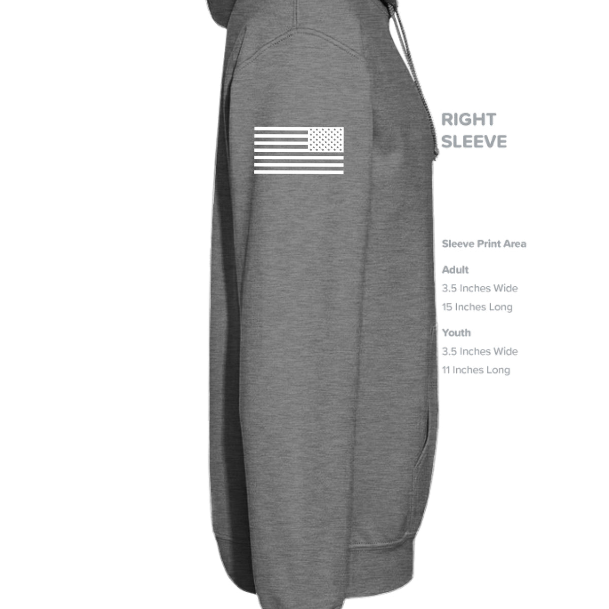 GRAPHITE HEATHER - SLEEVE_RIGHT