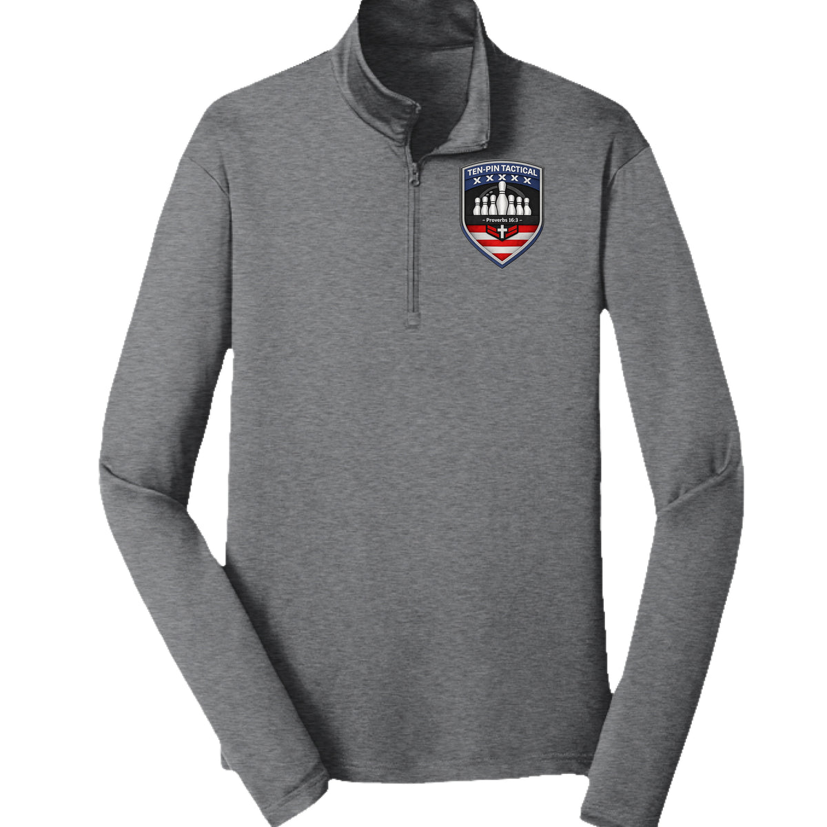 True Navy Hthr - FRONT